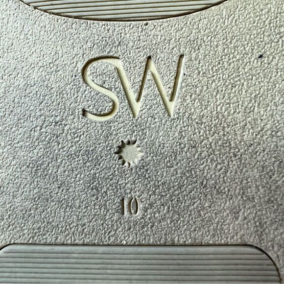 Stuart Weitzman Superstud Leather Pool Slide - Picture 8 of 10